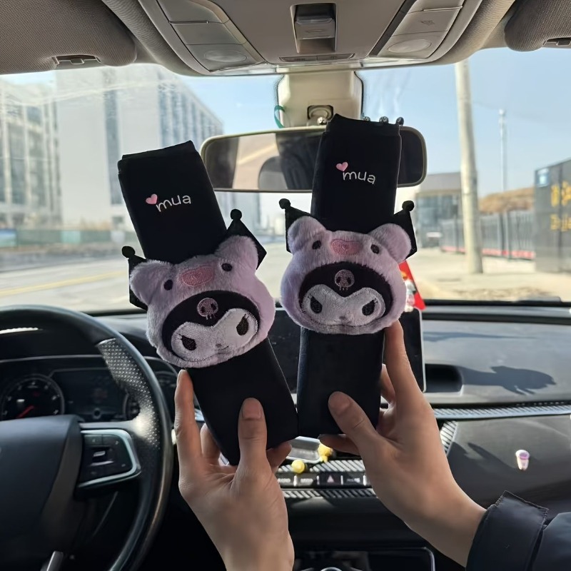 Interior Design Style Quiz - Kawaii Kuromi Car Seat Belt Shoulder