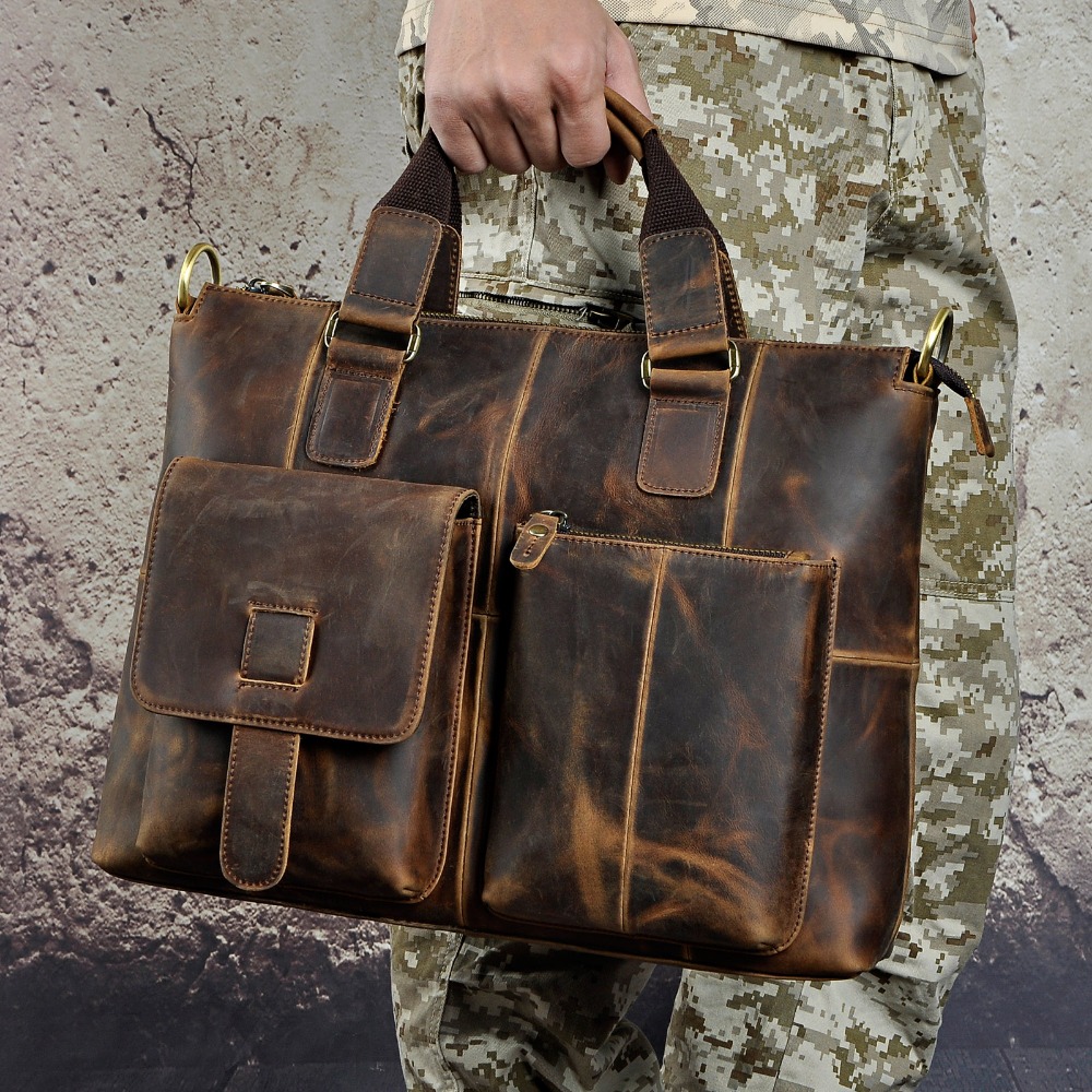 Interior Design Portfolio - Men Real Leather Antique Design Travel