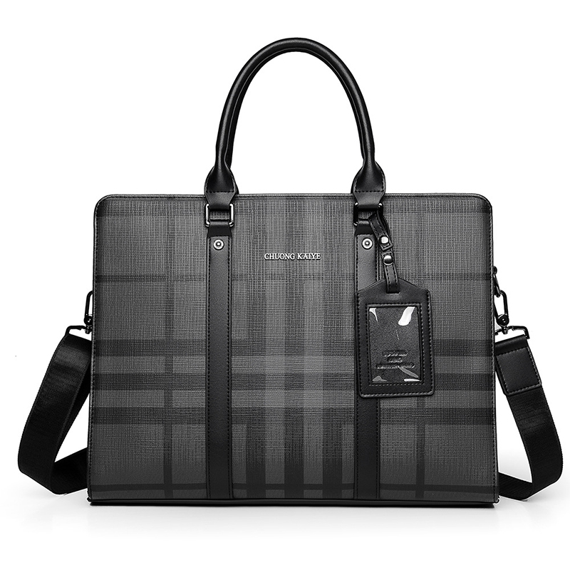 Interior Design Portfolio - Men's Briefcases PVC Large Capacity Executive