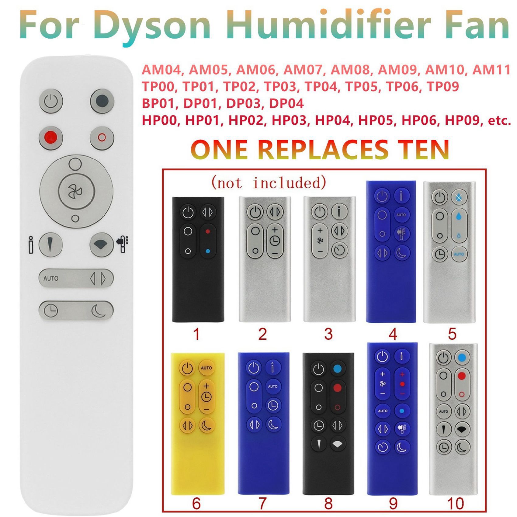 10 In 1 Remote Control For Dys - Dyson Fan Am07 ulasan dan harga