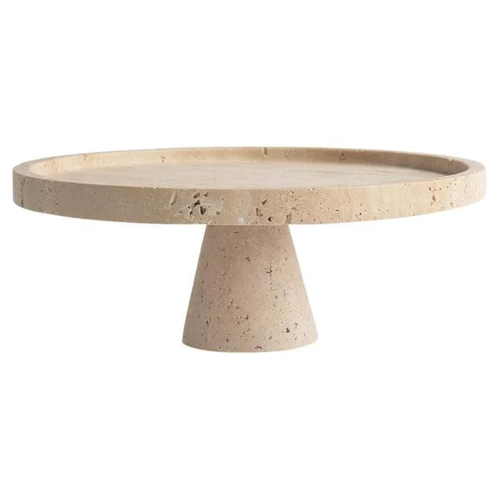 Hot Selling Natural Marble Sta - Travertine Tray Oval ulasan dan harga