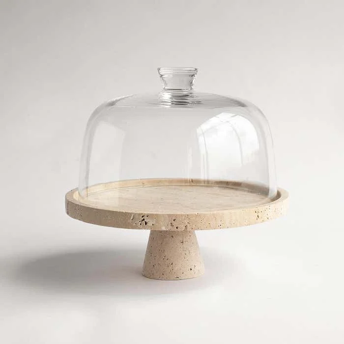 Hot Selling Natural Marble Sta - Travertine Tray Oval ulasan dan harga