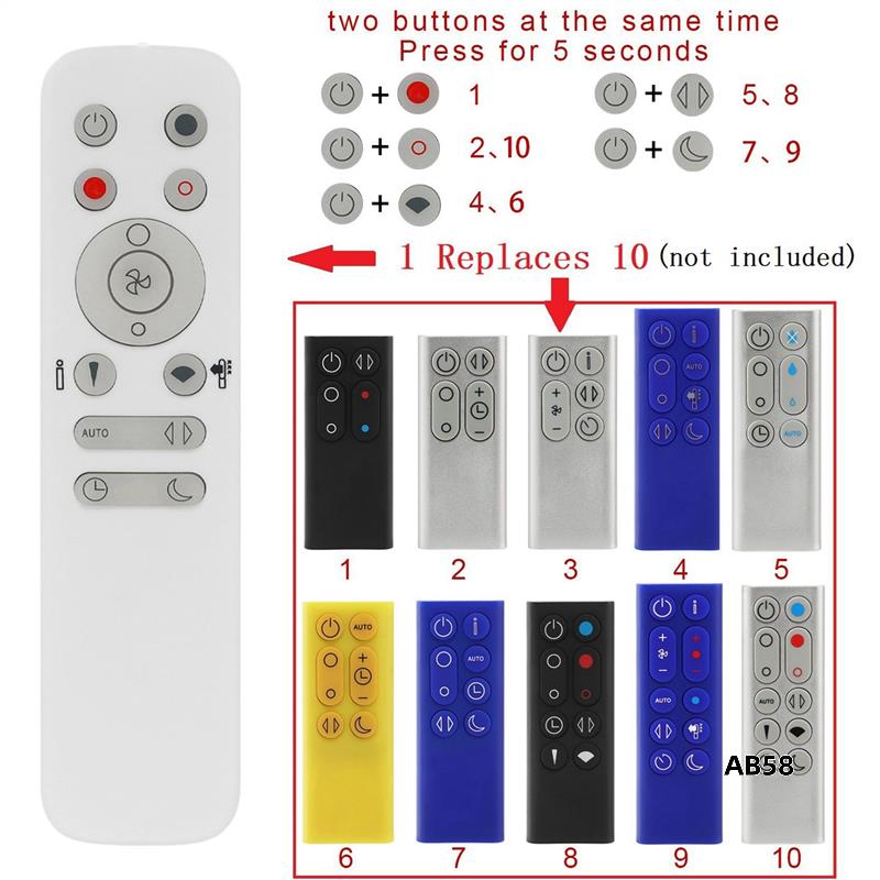 2X 10 In 1 Remote Control For  - Dyson Fan Am07 ulasan dan harga