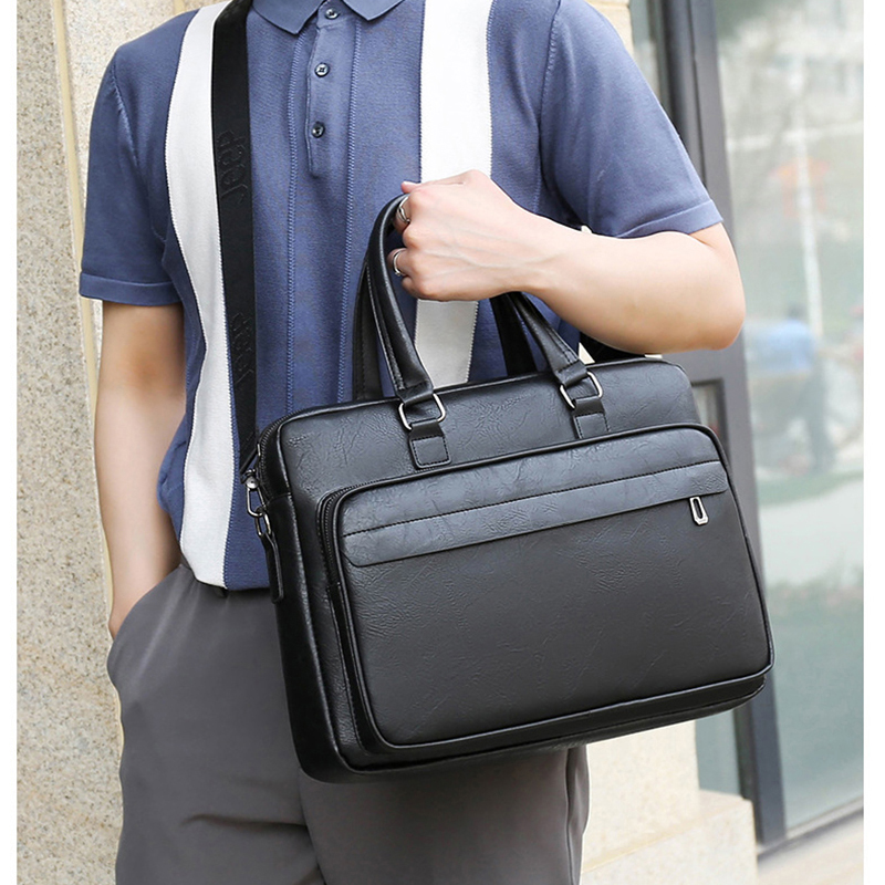 PU Leather Briefcase For Men H - Interior Design Portfolio ulasan dan harga