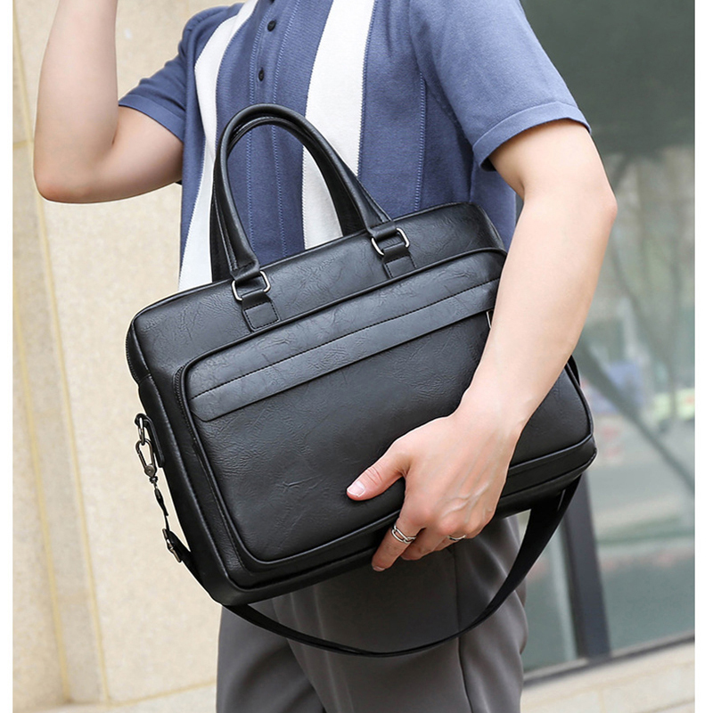 PU Leather Briefcase For Men H - Interior Design Portfolio ulasan dan harga