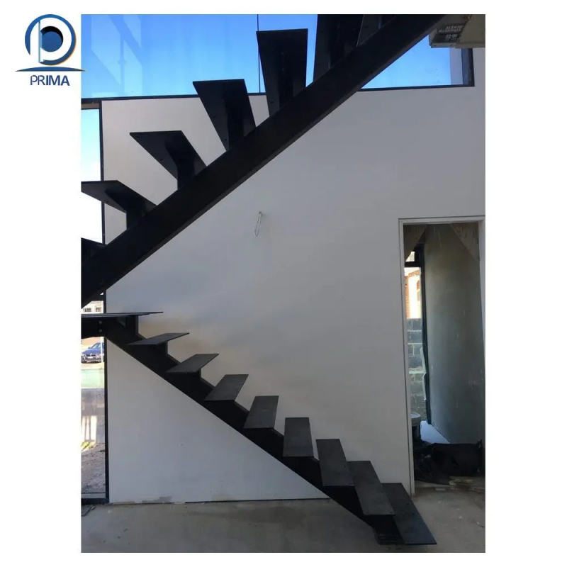 custom.Single Stringer Stairca - Interior Design Minimalist ulasan dan harga
