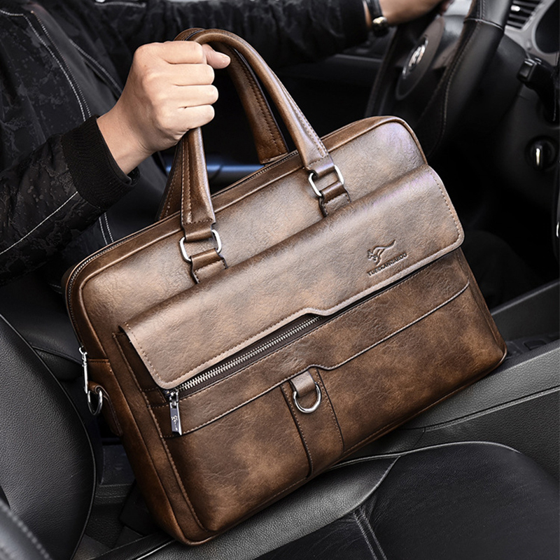 Men'S Briefcase PU Leather Por - Interior Design Portfolio ulasan dan harga