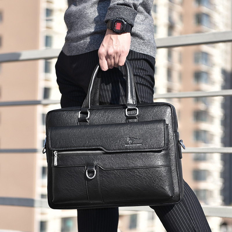 Men'S Briefcase PU Leather Por - Interior Design Portfolio ulasan dan harga