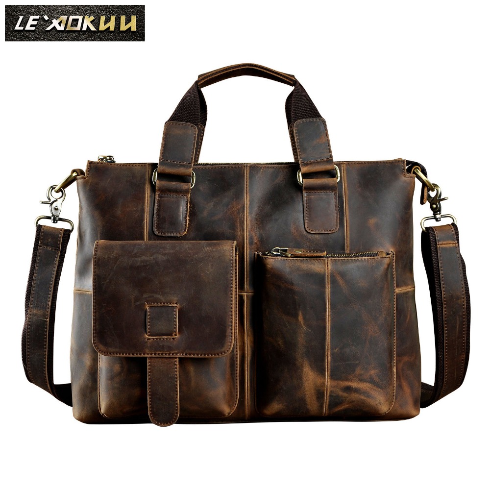 Men Real Leather Antique Desig - Interior Design Portfolio ulasan dan harga