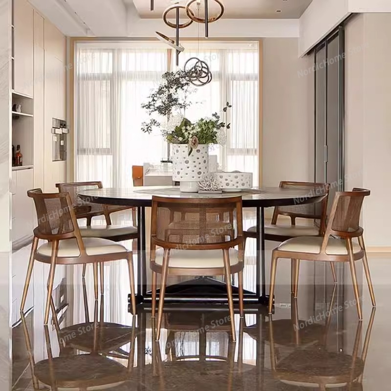 Nordic Rattan Dining Chairs Le - Interior Design Minimalist ulasan dan harga