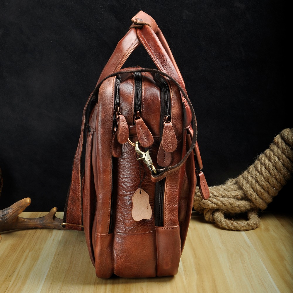 Men Oil Waxy Leather Antique D - Interior Design Portfolio ulasan dan harga
