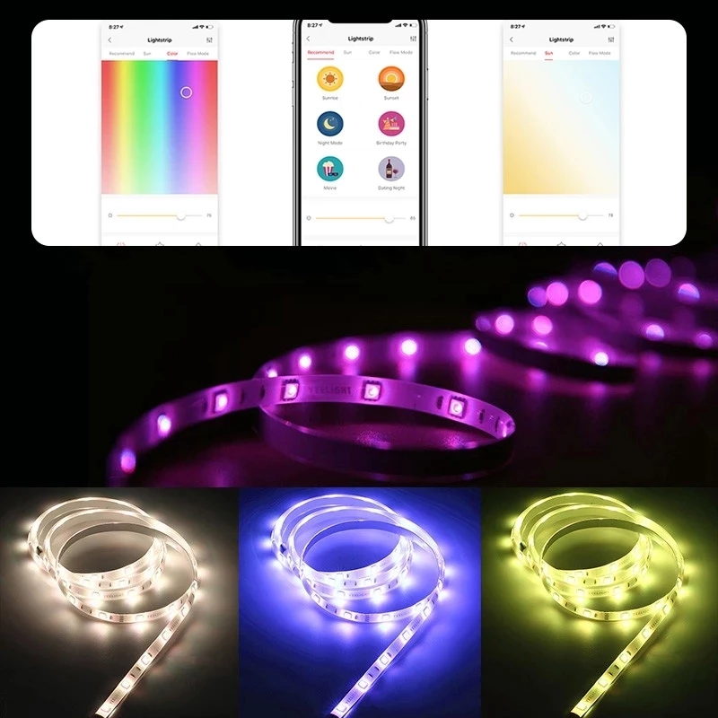 Global version Yeelight Aurora - Yeelight Light Lightstrip ulasan dan harga