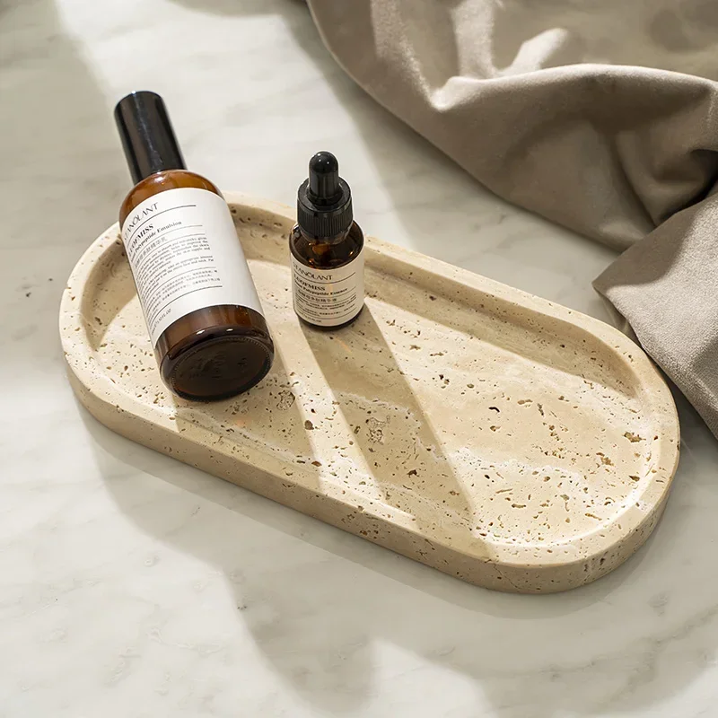 Oval Travertine Stone Tray for - Travertine Tray Oval ulasan dan harga
