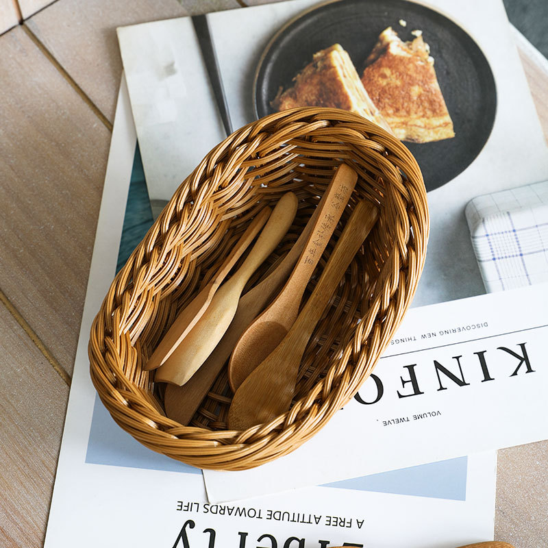 Oval Rattan Woven Storage Bask - Travertine Tray Oval ulasan dan harga