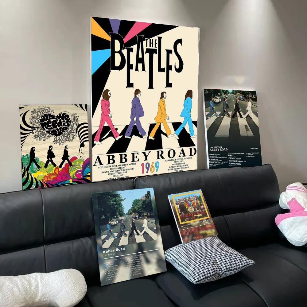 Pop Band T-The Beatles Poster  - Interior Design Minimalist ulasan dan harga