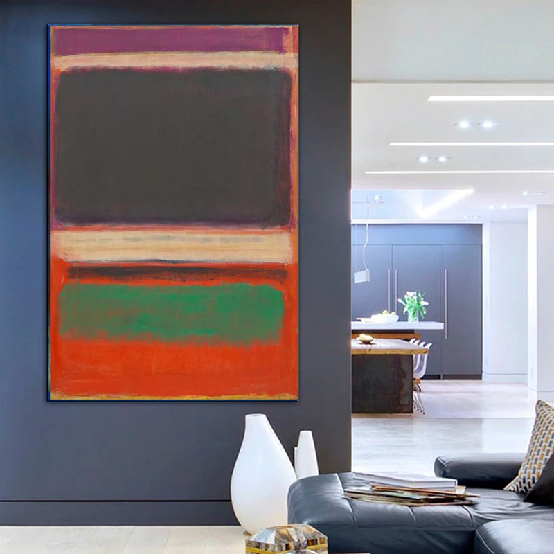 Wall Decor, Mark Rothko Poster - Interior Design Minimalist ulasan dan harga